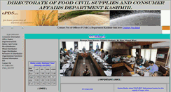 Desktop Screenshot of capdkashmir.nic.in